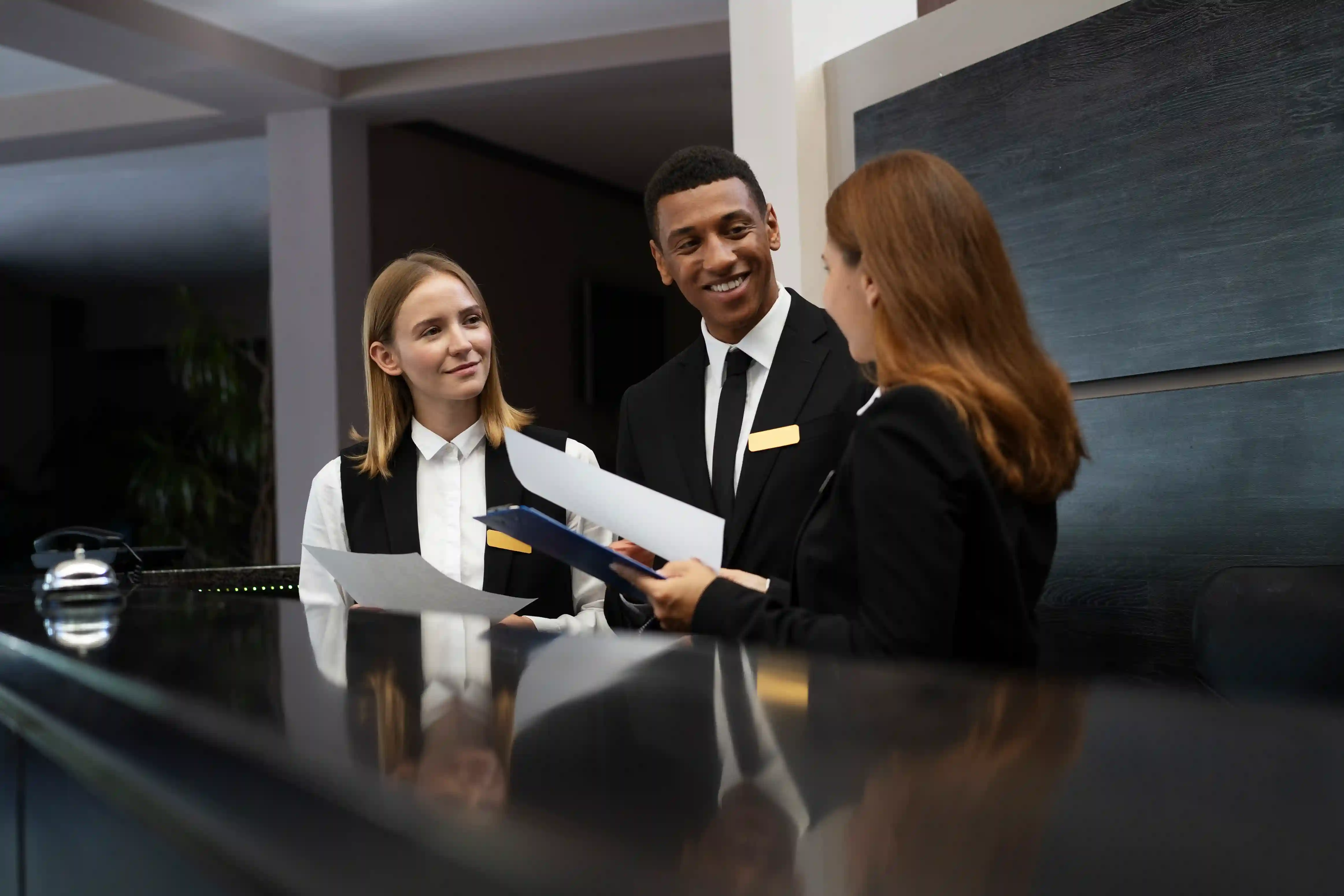 Luxury hotel interior